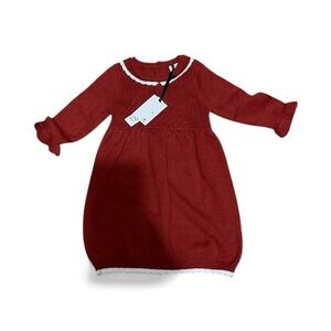 Charming Red Kids Casual Dress